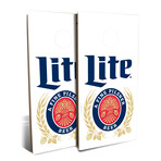Miller Lite Vintage Can // Cornhole Board Set