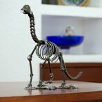 Rustic Brontosaurus Upcycled Auto Part Sculpture