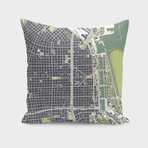 Buenos Aires Map Engraving (14"H x 14"W)