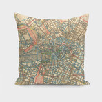 Vintage Map of Berlin Germany (1904) (14"H x 14"W)