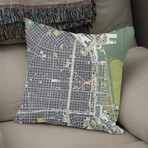 Buenos Aires Map Engraving (14"H x 14"W)