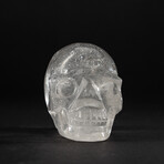 Genuine Polished Hand Carved Quartz Skull