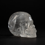 Genuine Polished Hand Carved Quartz Skull