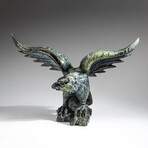 Genuine Polished Hand Carved Nephrite Jade Eagle