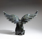 Genuine Polished Hand Carved Nephrite Jade Eagle