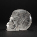 Genuine Polished Hand Carved Quartz Skull