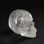 Genuine Polished Hand Carved Quartz Skull