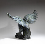 Genuine Polished Hand Carved Nephrite Jade Eagle