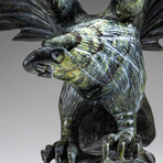 Genuine Polished Hand Carved Nephrite Jade Eagle