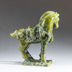 Genuine Polished Hand Carved Nephrite Jade Horse v.3