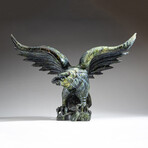 Genuine Polished Hand Carved Nephrite Jade Eagle