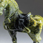 Genuine Polished Hand Carved Nephrite Jade Horse v.3