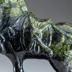 Genuine Polished Hand Carved Nephrite Jade Horse V.2