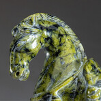 Genuine Polished Hand Carved Nephrite Jade Horse v.4