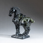 Genuine Polished Hand Carved Nephrite Jade Horse V.1