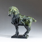 Genuine Polished Hand Carved Nephrite Jade Horse V.2