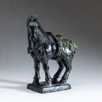 Genuine Polished Hand Carved Nephrite Jade Horse V.1