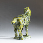 Genuine Polished Hand Carved Nephrite Jade Horse v.3