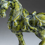 Genuine Polished Hand Carved Nephrite Jade Horse v.4