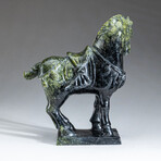 Genuine Polished Hand Carved Nephrite Jade Horse V.2