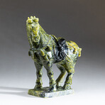 Genuine Polished Hand Carved Nephrite Jade Horse v.3