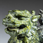 Genuine Polished Hand Carved Nephrite Jade Dragon V.1