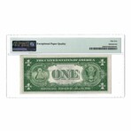 1935-A $1 WWII Emergency Issue North African Note // PMG Certified AU55EPQ