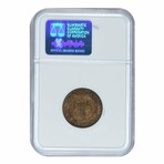 1864 Two Cent Piece // NGC Certified MS64BN // Wood Presentation Box