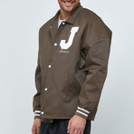 J Bomber Jacket // Brown (L)