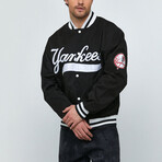 Yankees Bomber Jacket V1 // Black (L)