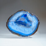 Genuine Agate Slice + Acrylic Display Stand v.3