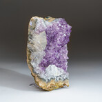 Genuine Amethyst Crystal Cluster + Calcite