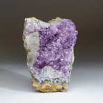 Genuine Amethyst Crystal Cluster + Calcite