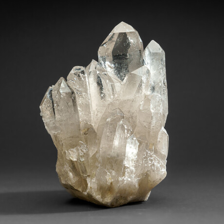 Genuine Natural Gem Quartz Crystal Cluster v.3