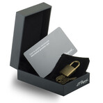 Gold-Plated Padlock + Keys