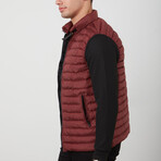 Colton Vest // Burgundy (Small)