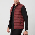 Colton Vest // Burgundy (Small)