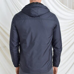 Manuel Raincoat // Navy Blue (Small)