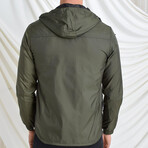 Jasper Raincoat // Olive Green (Small)