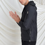 Chris Raincoat // Black (Small)