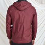 Octavio Raincoat // Burgundy (Small)