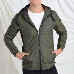 Jasper Raincoat // Olive Green (Small)