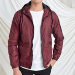 Octavio Raincoat // Burgundy (Small)