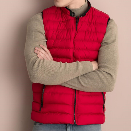 Augustus Vest // Red (Small)