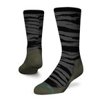 Complex Camo Crew Socks // Black (M)