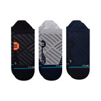 Break Socks // Pack of 3 // Black + Gray + Navy Blue (M)