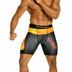 Bloodsport Yellow Sash Brief // Black (Medium)