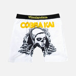 Cobra Kai Tear Brief // White (Small)