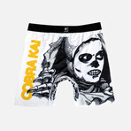 Cobra Kai Tear Brief // White (Small)