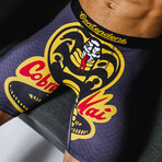 Cobra Kai Boxer Brief // Black (Small)
